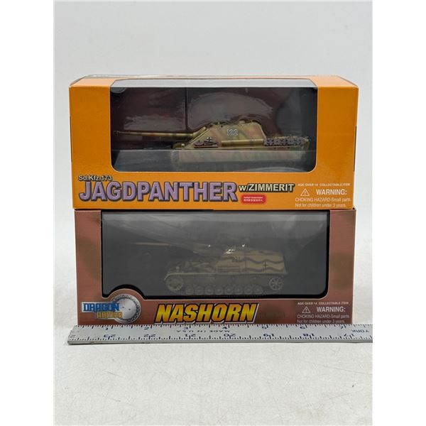 2 Diecast Tank Models