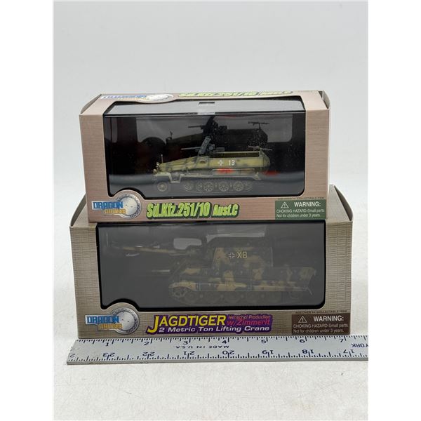 2 Dragon Diecast Tank Models