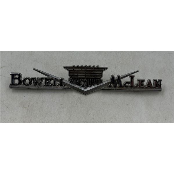 Bowell McLean Vancouver Advertising Emblem