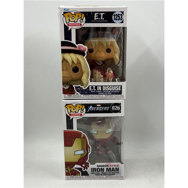 ET in Disguise Funko Pop! Vinyl Figure & Marvel Iron Man Funko Pop! Bobble-Head
