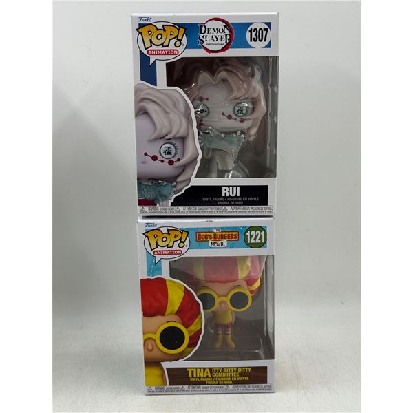 Demon Slayer Rui Funko Pop! Vinyl Figure & Bob's Burgers Tina Funko Pop! Vinyl Figure