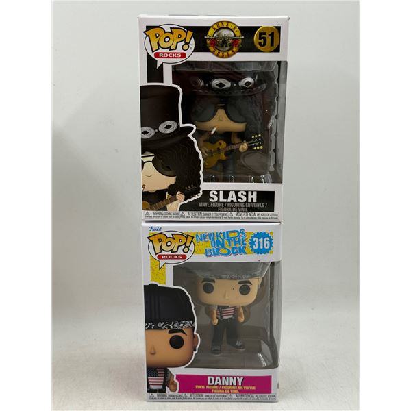 Guns 'N Roses Slash Funko Pop! Vinyl Figure & New Kids on The Block Danny Funko Pop! Vinyl Figure