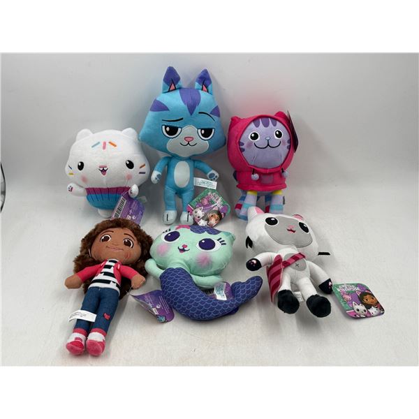 Lot of Gabby's Dollhouse Plush Toys