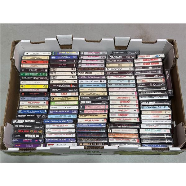 Lot of Assorted Cassette Tapes w/ Bon Jovi, Neil DIamond, George Michael, & More