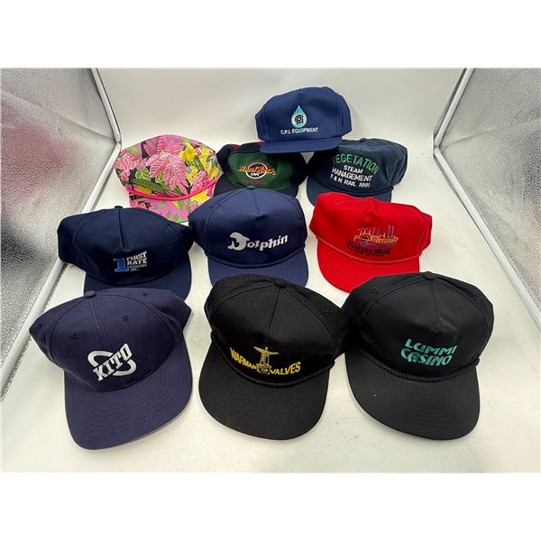 Lot of Assorted Advertising Hats