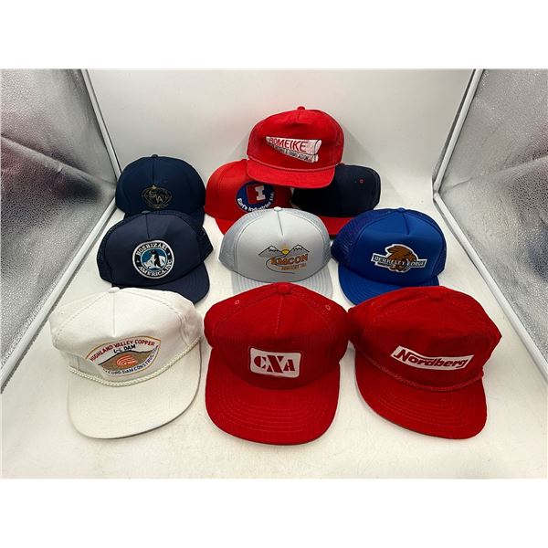 Lot of Assorted Advertising Hats