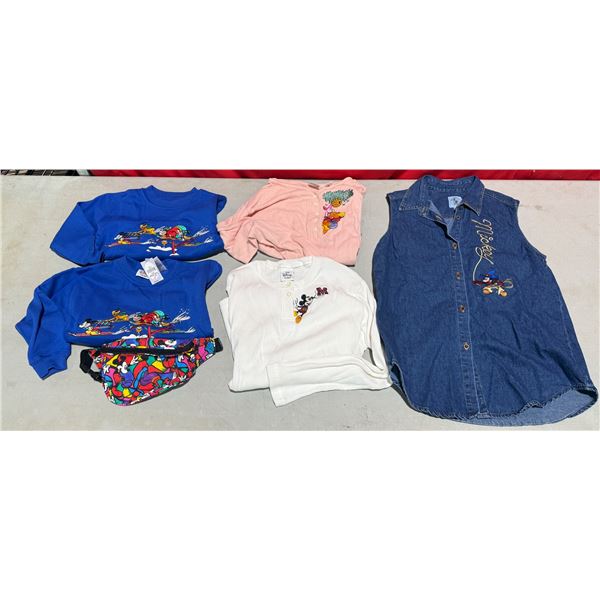 Lot of VTG Disney Clothing w/ Mickey and Friends & Winnie The Pooh and Piglet