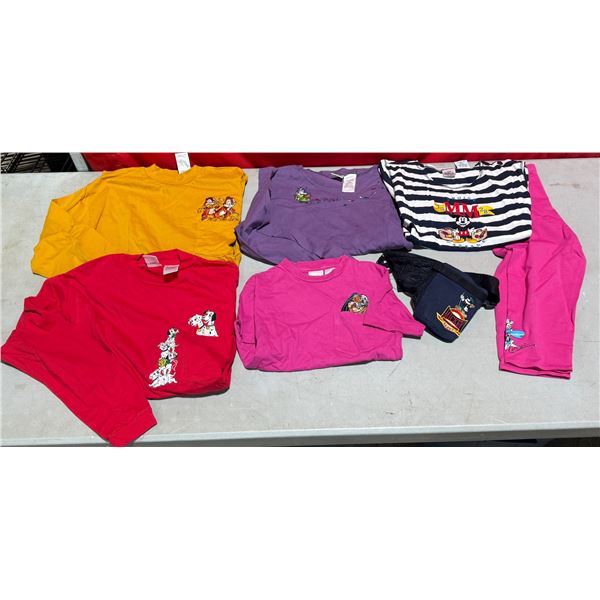 Lot of VTG Disney Clothing w/ 101 Dalmations, Mickey, Pocohontas & More