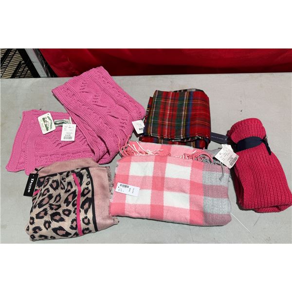 Scarf Lot w/ Tommy Hilfiger, AranCrafts from Ireland & More