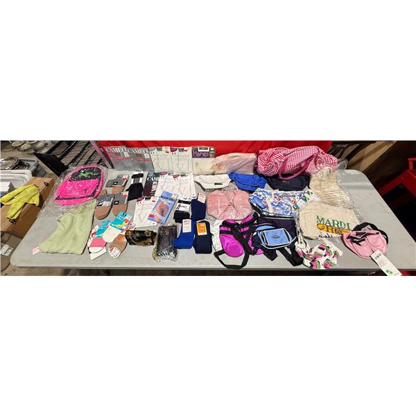 Variety Lot w/ Pantyhose, Bags, Purses & More