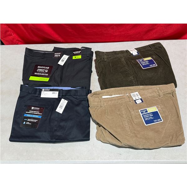 Lot of Mens Pants w/ 2Dockers Corduroy Pants 36 x 30 & 2 Hagger Pant 38 x 30