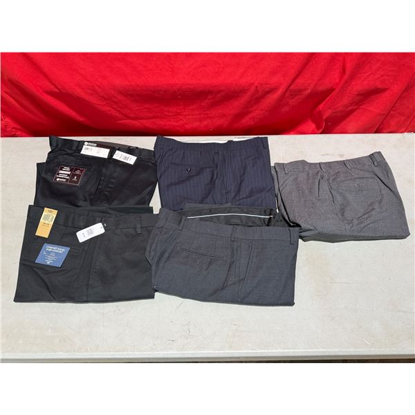 Lot of Mens Pants w/ Dockers, Haggar, Nautica, Brooks Brothers & More