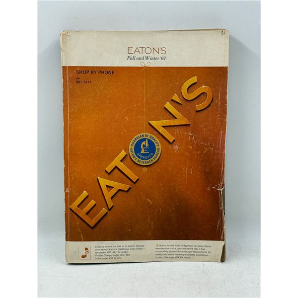 Eatons Fall and Winter 1967 Mail Order Catalogue