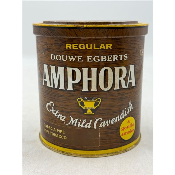 VTG Douwe Egberts Amphora Extra Mild Cavendish Pipe Tobacco Tin