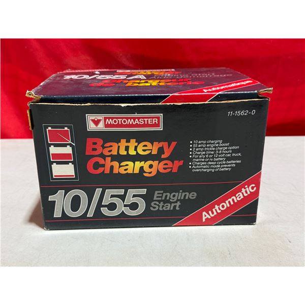 Motomaster Battery Charger/Jumper 10/55 Engine Start