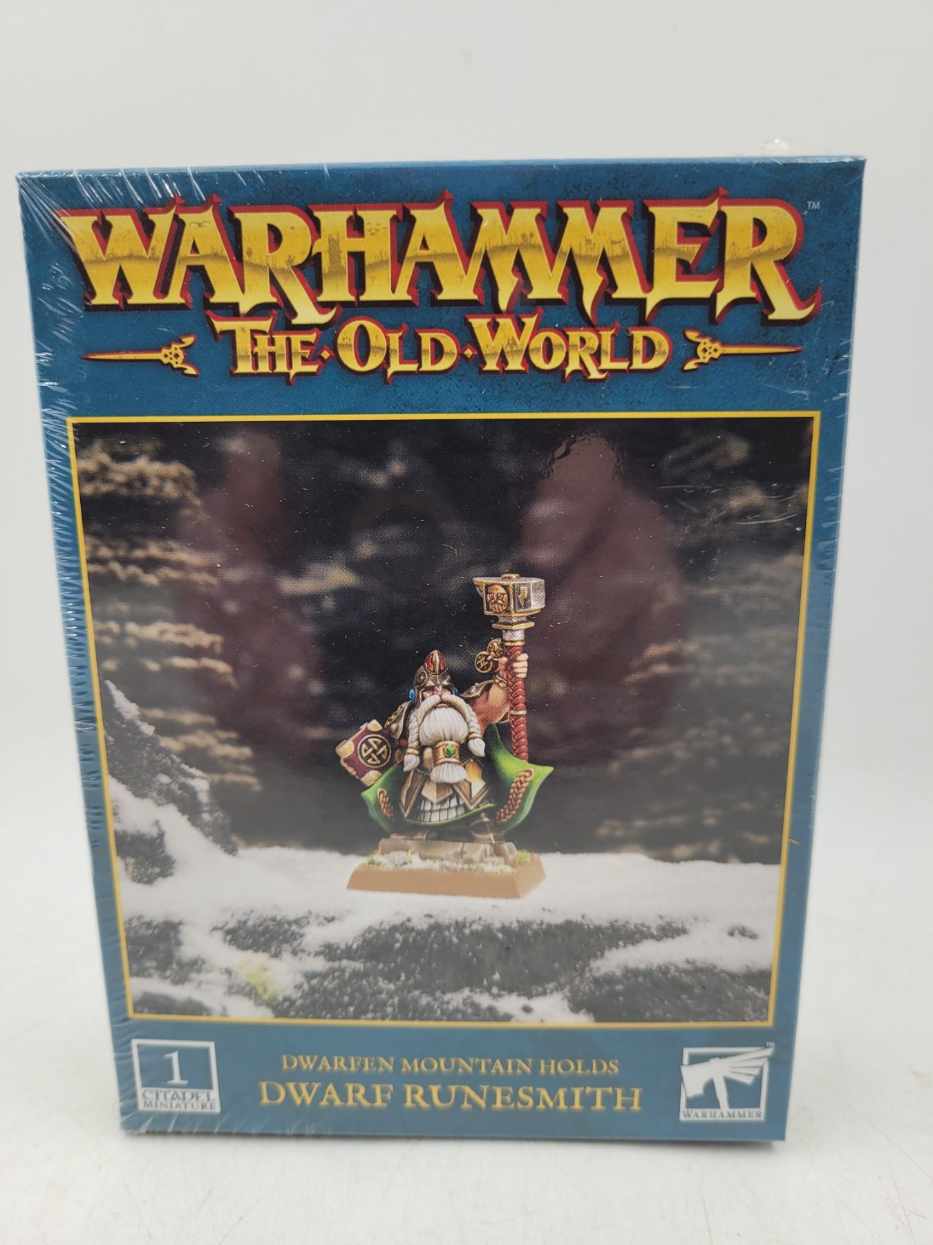 Warhammer The Old World Dwarf Runesmith Dwarfen Mountain Holds Miniature