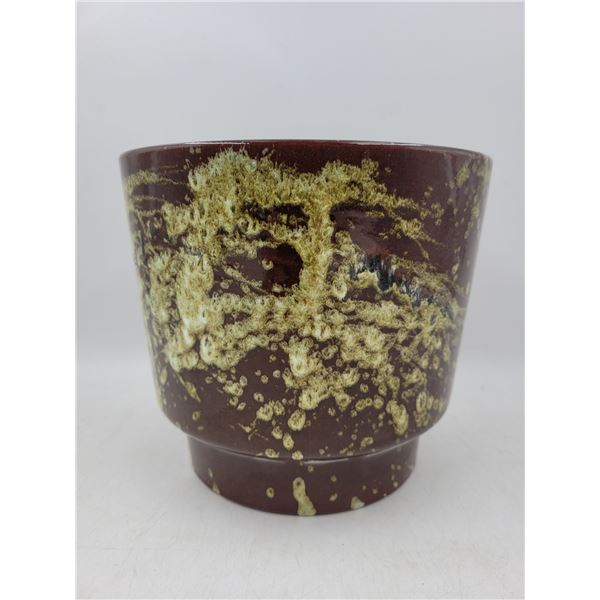 Brown and Green Planter Made in Germany