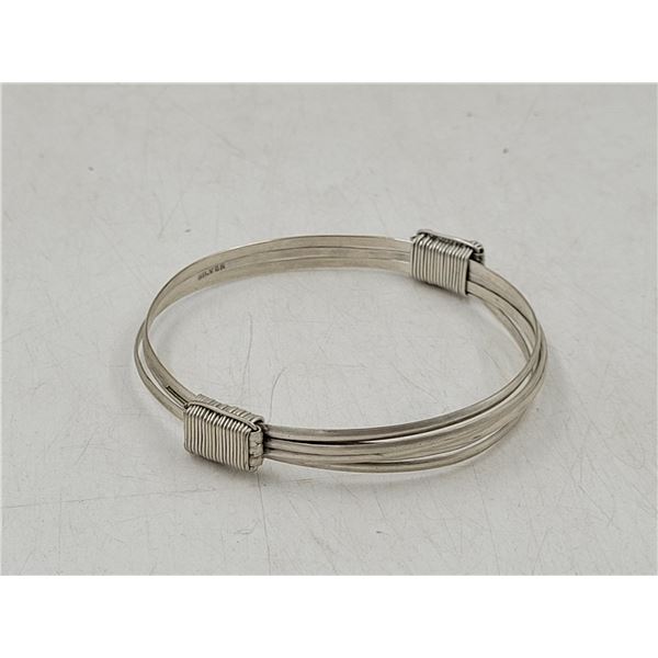 Silver Bangle Bracelet