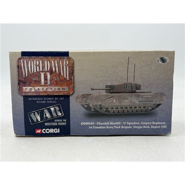 Corgi WWII Churchill Mark III Diecast Model Tank