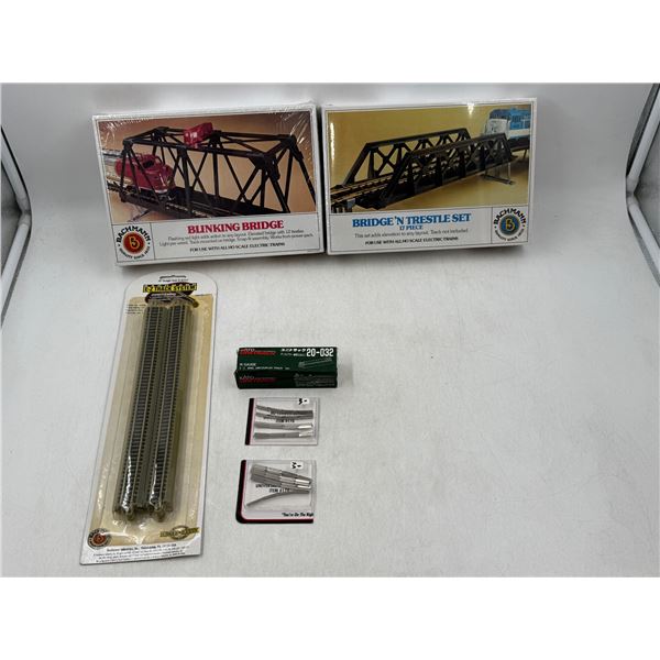 Model Railroad Lot w/ Bridges, Track, & More