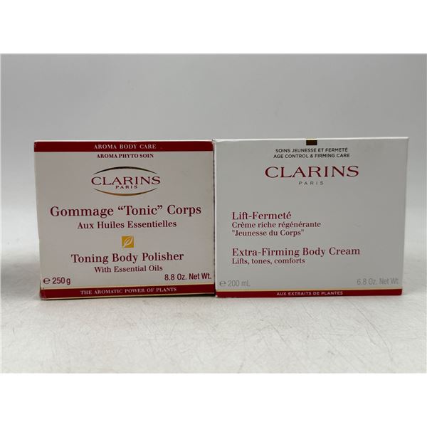 Clarins Toning Body Polisher & Extra-Firming Body Cream