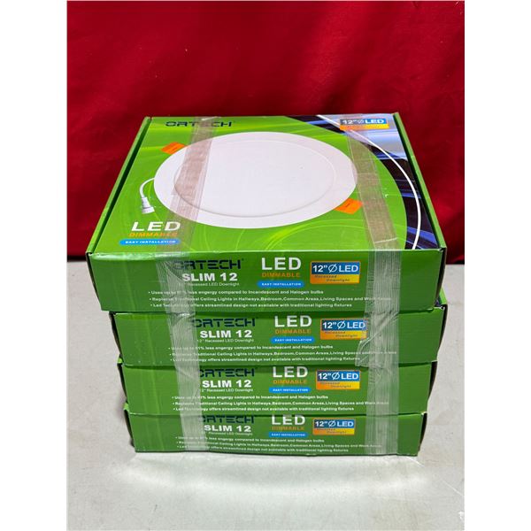 Lot of Ortech Slim 12 Dimmable LED Lights