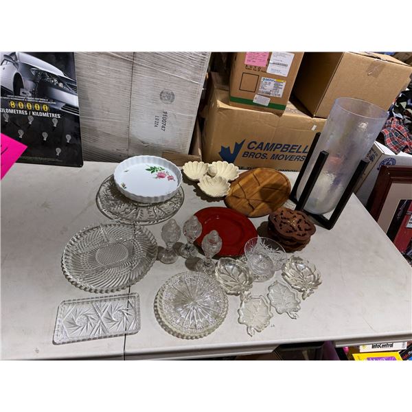 Home decor, dishes, collectibles