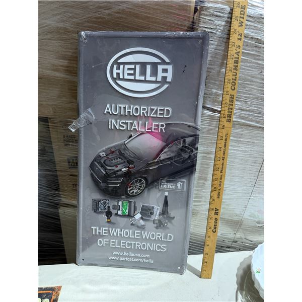HELLA  tin sign