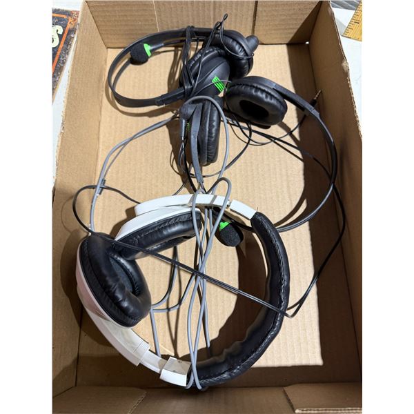 Assorted headphones
