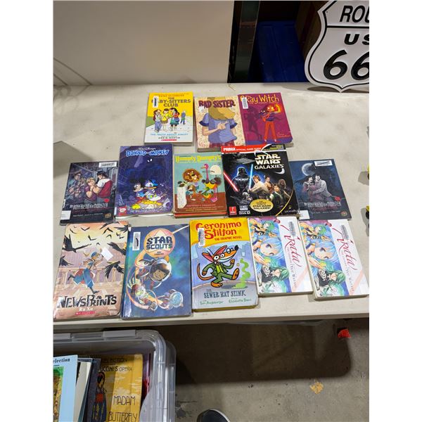 Assorted young adult books