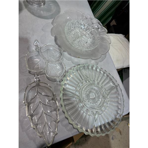 Serving dishes and plates