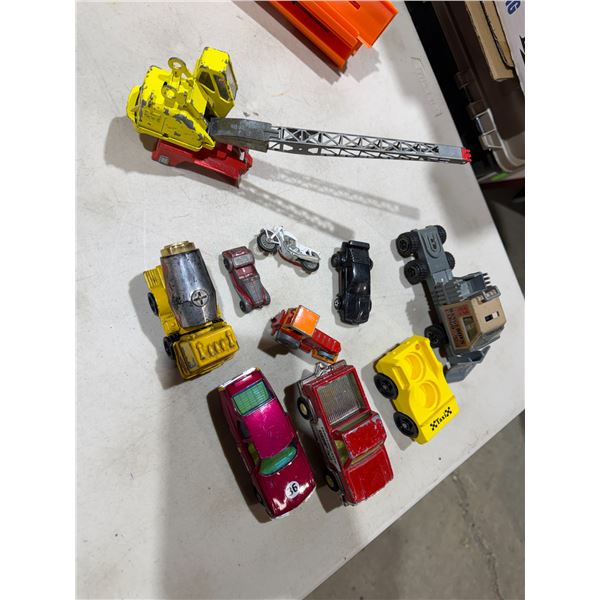 Assorted Vintage toy vehicle vehicles