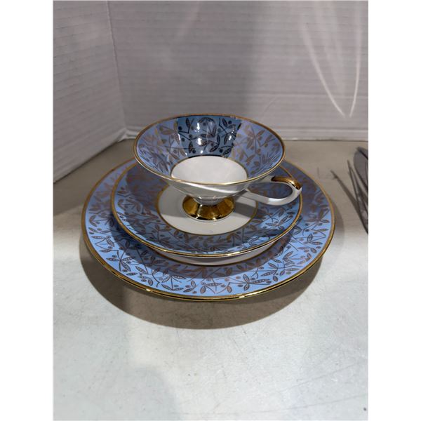 SCHUMANN tea cup saucer and side plate