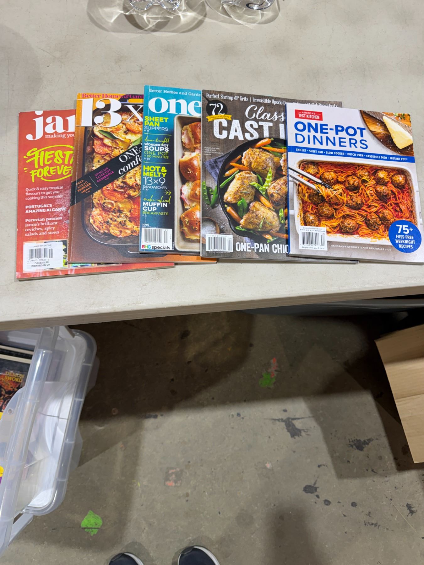 Cooking magazines