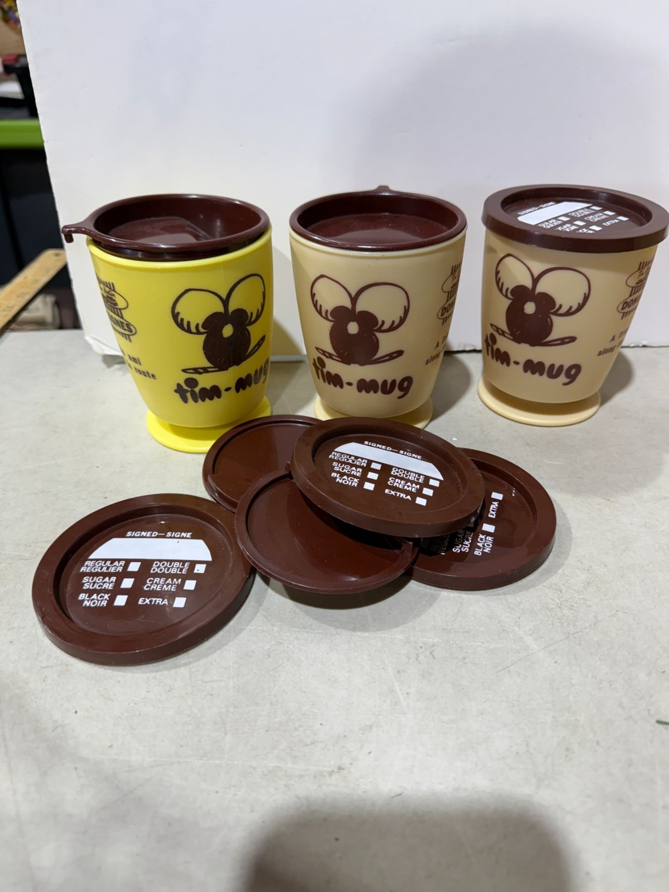 Vintage Tim mugs