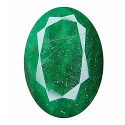 262+ct Large Natural Green Emerald Gemstone  (GEM-15893)