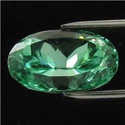 14.05ct Natural Deep Patroke Green Kunzite Oval VVS Appraisal Estimate $1433 (GEM-18551)