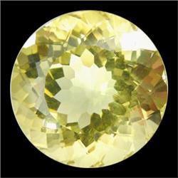 36.30ct Flawless Round Yellow Citrine (GEM-16788)