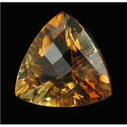 12.16ct Trillon Cut Flawless Natural Full of Fire Imperial Topaz Pear Trillion Appraisal Estimate $3
