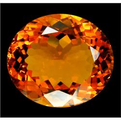 21.50ct Oval Madeira Citrine Appraisal Estimate $785 (GEM-14524)