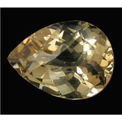 20.45ct Pear Cut Flawless Natural Full of Fire Imperial Topaz Pear Appraisal Estimate $5215 (GEM-208