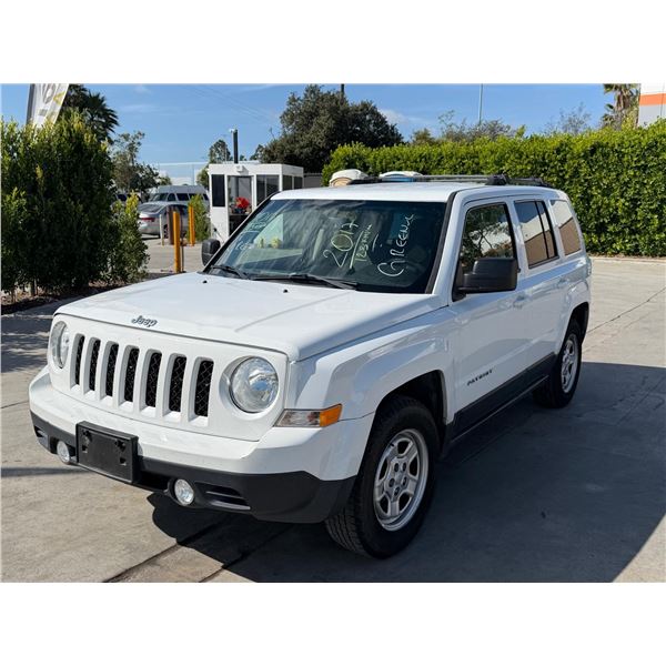 JEEP PATRIOT 2017 O/S TITLE 2 DAYS
