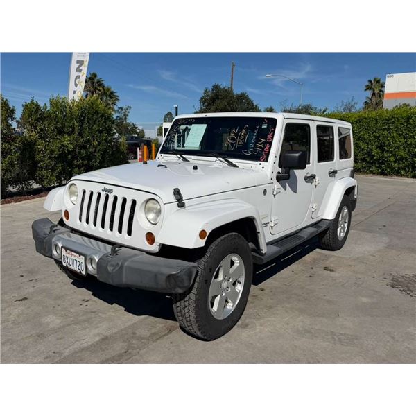 JEEP  WRANGLER 2012 O/S-T SMOG-2 DAYS