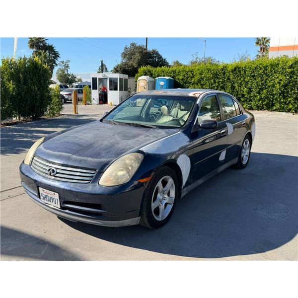 INFI G35 2004 APP/DUP-T/EXP-ONLY DON