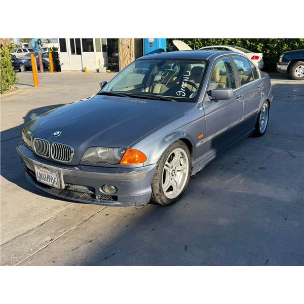 BMW 3-SERIES 2001 APP/DUP-T/EXP-ONLY DON