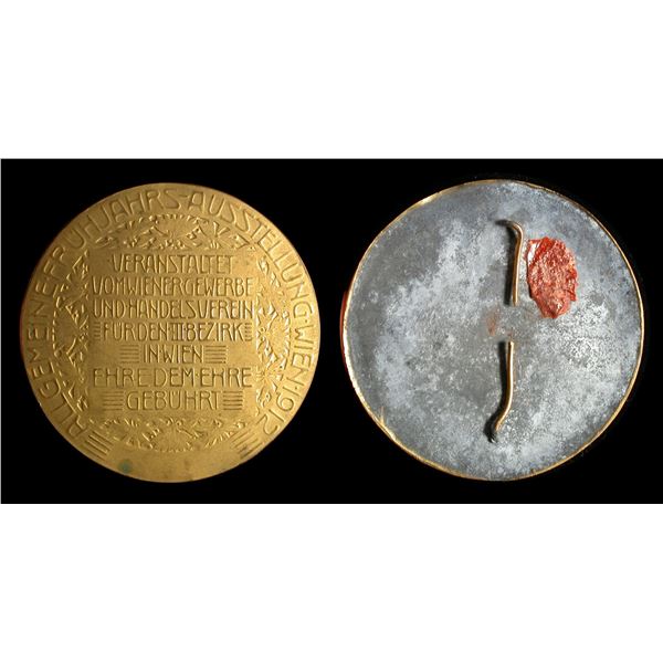 Austria 3 Kreuzer 1800, Vienna Exhibition Token 1912