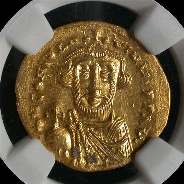 Byzantine Empire Gold Solidus of Constans II, 7th Century