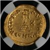 Image 2 : Byzantine Empire Gold Solidus of Constans II, 7th Century