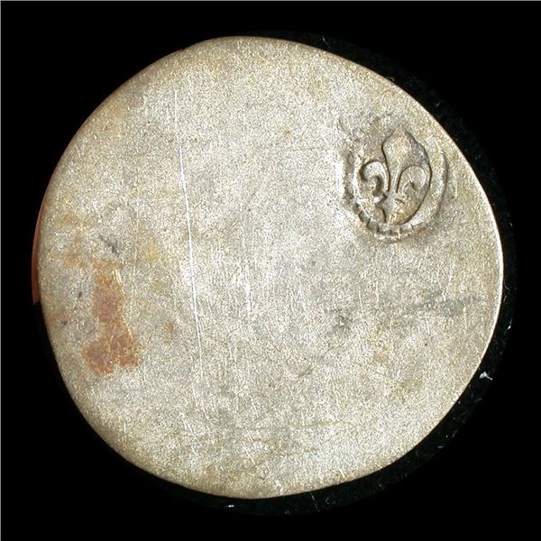 French Colonies 1640 Countermarked Douzain, Henry II