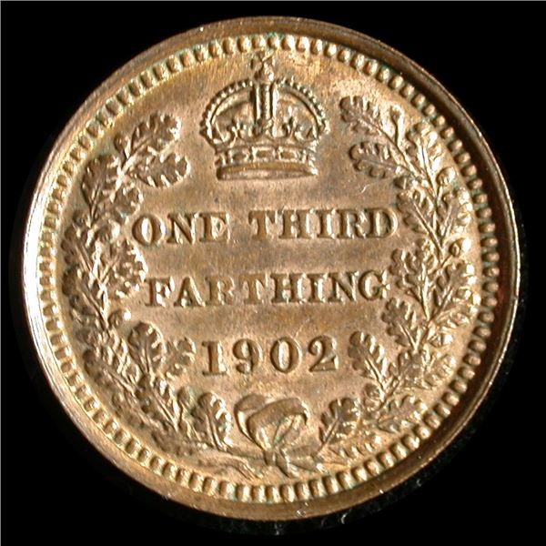 Great Britain 1902 Third Farthing, Edward VII